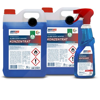 Eurolub 2x 5 L Scheibenfrostschutz Konzentrat+750 ml Scheibenentei [Hersteller-Nr. 803005] Image