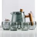 Ivy Bronx 1set Glass Teaset, Teapot 530ml/17.9oz, Tea Cup 90ml/3oz, Clear Tea Pot w/ Infuser | 4.9 H x 5.9 W x 3.7 D in | Wayfair