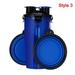 2 In 1 Pet Travel Water Bottle With 2 Foldable Dog Feed Bowl Drink Cup Food Container Outdoor Portable Dog Cat Feeder New
