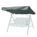 76 x44 Outdoor Patio Swing Canopy Replacement Cover for Garden Swing Chair Cover Patio Hammock Cover Top