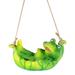 BESTONZON Hanging Frogs Decor Resin Ornament Outdoor Hanging Ornaments Garden Adornment