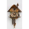 Cuckoo Clock Little black forest house the peasant girl rings the bell