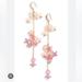 Kate Spade Jewelry | Kate Spade Pink Full Floret Statement Linear Earrings Nwot | Color: Pink | Size: Os