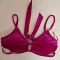 Jessica Simpson Swim | Jessica Simpson Velvet Bikini Swim Top Misses Small Nwt | Color: Pink | Size: S