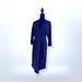 Anthropologie Dresses | Anthropologie No Less Than: Pinstripe Wrap Dress Size Large Blue. | Color: Blue/White | Size: L