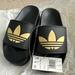 Adidas Shoes | Adidas Adilette Lite Womens Slides | Color: Black/Gold | Size: 6