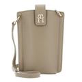 Tommy Hilfiger Women Tommy Life Phone Pouch with Strap, Beige (Beige), One Size