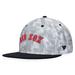 Men's Fanatics Branded Black/White Boston Red Sox Smoke Dye Fitted Hat