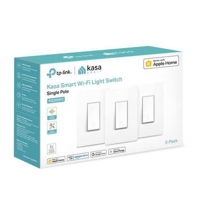 TP-Link KS200 Kasa Smart Wi-Fi Light Switch (3-Pack) KS200P3