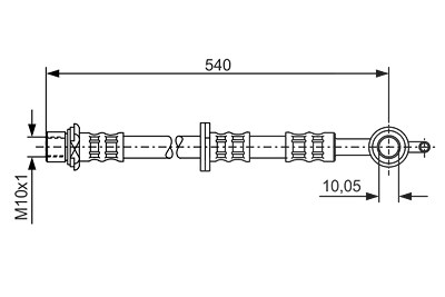 Bosch Bremsschlauch [Hersteller-Nr. 1987476833] für Toyota Image