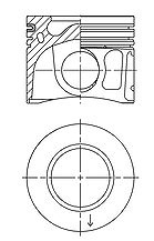 Kolbenschmidt Kolben [Hersteller-Nr. 41765600] für Citroën, Ford, Peugeot Image