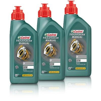 Castrol 3x 1 L TRANSMAX Manual EP 80W [Hersteller-Nr. 15DDEC] Image