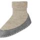 FALKE Unisex Kinder Stoppersocken Cosyshoe Minis K HP Wolle rutschhemmende Noppen 1 Paar, Beige (Sand Melange 4651), 25-26