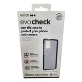 tech21 Evo Check for Samsung Galaxy Note 20 Phone Case - 12ft Drop Protection Black/Smokey