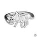 Dinosaur Rings Adjustable Rings Dinosaur Couple Rings for Women Teen Girls Best Love Gift Dainty Minimal Simple Gift Silver Jewellery O8O0