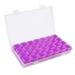 Yucurem 28 Grids Nail Art Storage Box Case Jewelry Organizer Manicure Tool (Purple)