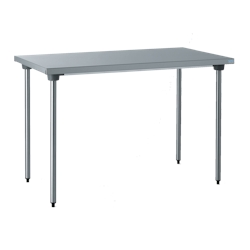 Tournus Arbeitstisch aus Edelstahl, Abm 1800 x 700 x 900 mm Stärke Edelstahltischplatte 1,2mm Image