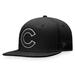 Men's Fanatics Branded Black Chicago Cubs Snapback Hat