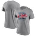 "T-shirt graphique St. Louis Cardinals Fanatics Branded Iconic Busch Stadium to London Stadium - Gris sport - Homme"
