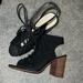 Jessica Simpson Shoes | Jessica Simpson Black Block Heels Size 8.5 | Color: Black | Size: 8.5