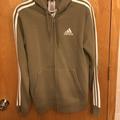 Adidas Jackets & Coats | Men”S Adidas Full Zip Hoodie. | Color: Green/White | Size: S