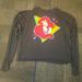 Disney Tops | Disney Little Mermaid Long Sleeve Size Xs Nwot | Color: Gray/Red | Size: Xs