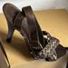 Gucci Shoes | Gucci Braided Platform Sandals Brown Leather Ankle Strap Heel Sz.37 | Color: Brown | Size: 37