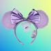 Disney Accessories | Disney Ears Purple Glitter Headband Minnie Mouse | Color: Purple | Size: Osg