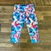 Adidas Pants & Jumpsuits | Adidas Watercolor Tie Dye Yoga Pants Climalite M | Color: Blue/Pink | Size: M