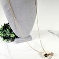 J. Crew Jewelry | J.Crew 14k Gold Plated Cluster Crystal & Pearl Bead Pendant Necklace | Color: Gold | Size: Os