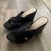 Nine West Shoes | Block Classy Chic Party Elegant Business Casual Work Wedge Boho Heel Sandals | Color: Black | Size: 9