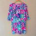 Lilly Pulitzer Dresses | Lilly Pulitzer Girls Color-Block Cotton Dress. | Color: Blue/Pink | Size: Xlg