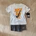 Nike Matching Sets | Nike Boys Outfit Size 5 | Color: Gray/White | Size: 5b