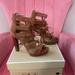Michael Kors Shoes | Michael Kors Lace Up Brown Platform Sandal | Color: Brown | Size: 7