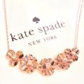 Kate Spade Jewelry | Nwt Kate Spade New York Shine On Flower Mini Necklace | Color: Gold/White | Size: Os