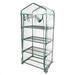 Garden Elements 19.29" W x 27.1" D Greenhouse Steel in White | 62.2 H x 27.1 W x 19.29 D in | Wayfair 643952007118