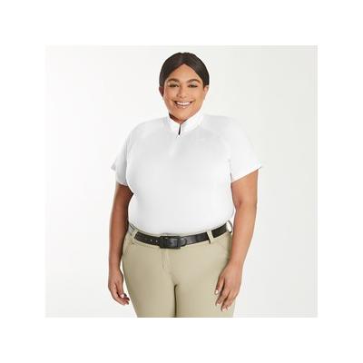 Piper SmartCore Short Sleeve ¼ Zip Sun Shirt - S - White - Smartpak