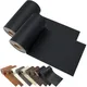 Patch en cuir auto-adhésif pour meubles et chaussures ruban de réparation de canapé noir