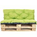 Setgarden - Set Coussins pour palettes, Assise 120 x 50 et Dossier 120 x 50cm, coussins canapé /