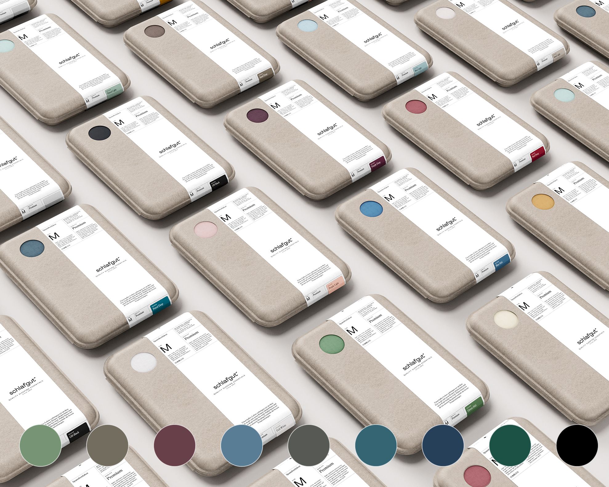 schlafgut »Premium« Bio-Spannbettlaken XL / 269 Red Mid Image