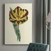 Red Barrel Studio® Antique Tulip I - Wrapped Canvas Painting Canvas, Solid Wood in Green/Red/Yellow | 18 H x 12 W x 1.5 D in | Wayfair