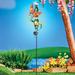 Arlmont & Co. Moia Solar Powered Glass Butterfly Outdoor Garden Stake Glass/Metal | 41.12 H x 4.75 W x 6.5 D in | Wayfair