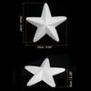 Foam Stars for DIY Arts and Craft 9.84x9.84" Polystyrene Stars Project 2 Pack - White
