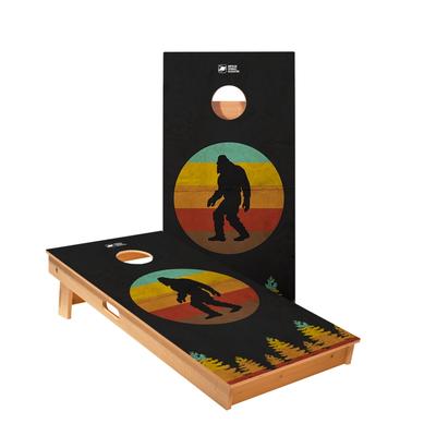 Retro Sasquatch Cornhole Boards