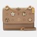 Coach Bags | Coach Klare Daisy Applique Taupe Messenger Bag, New. | Color: Tan/White | Size: Os