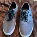 Polo By Ralph Lauren Shoes | Nearly New Polo Men’s Canvas Sneakers Size 8d | Color: Gray | Size: 8