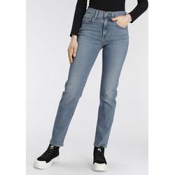 Straight-Jeans LEVI'S "724 High Rise Straight" Gr. 30, Länge 32, blau (blue, used denim) Damen Jeans Gerade