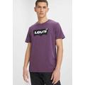 T-Shirt LEVI'S "CREWNECK TEE" Gr. L, lila (extension hortensia) Herren Shirts T-Shirts