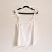 Anthropologie Tops | Anthropologie Linen Blend Tank Top | Color: Cream/White | Size: S