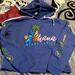 Disney Tops | Disney’s Stitch Size Medium Crop Top Hoodie O’hana Means Family | Color: Blue | Size: M